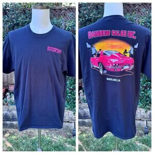 Corvette Stingray Car Sales Advertisement Graphic T-shirt Men's Size XL